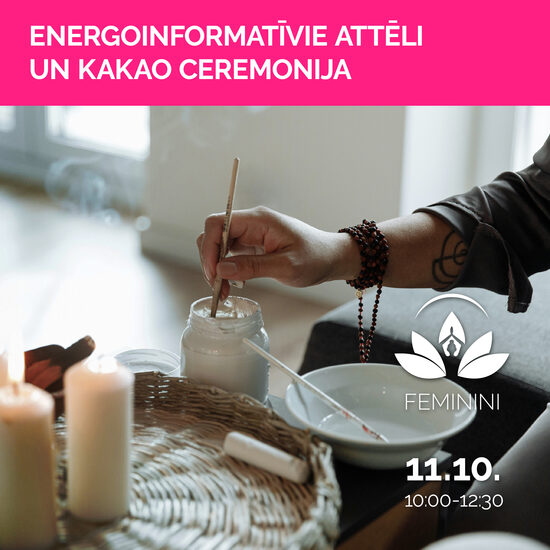 ENERGOINFORMATĪVIE ATTĒLI UN KAKAO CEREMONIJA