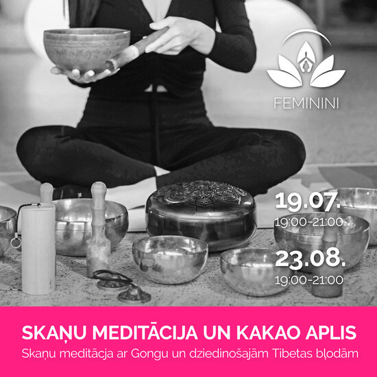 Skaņu meditācija un Kakao aplis